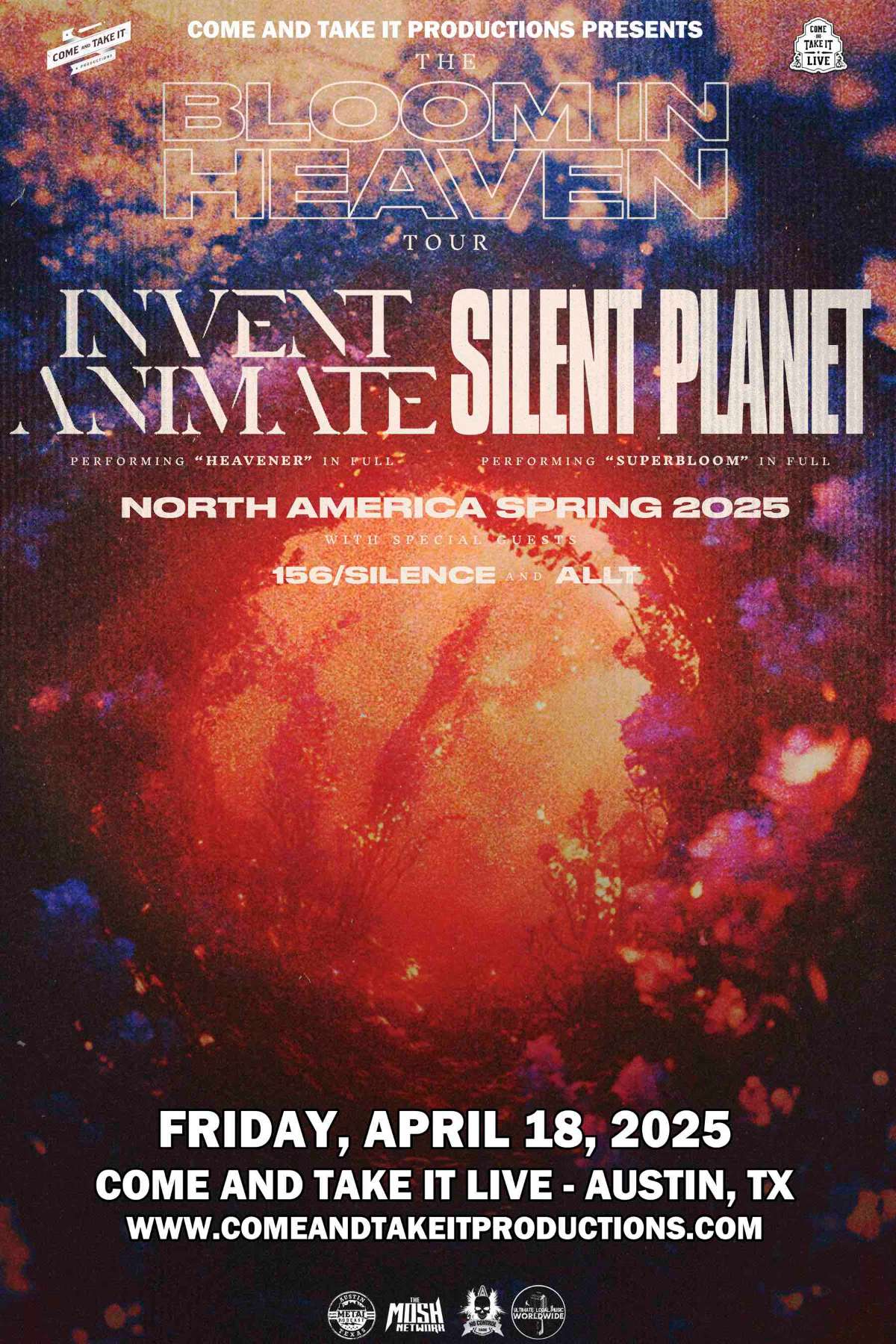 INVENT ANIMATE & SILENT PLANET: The Bloom In Heaven Tour – Austin