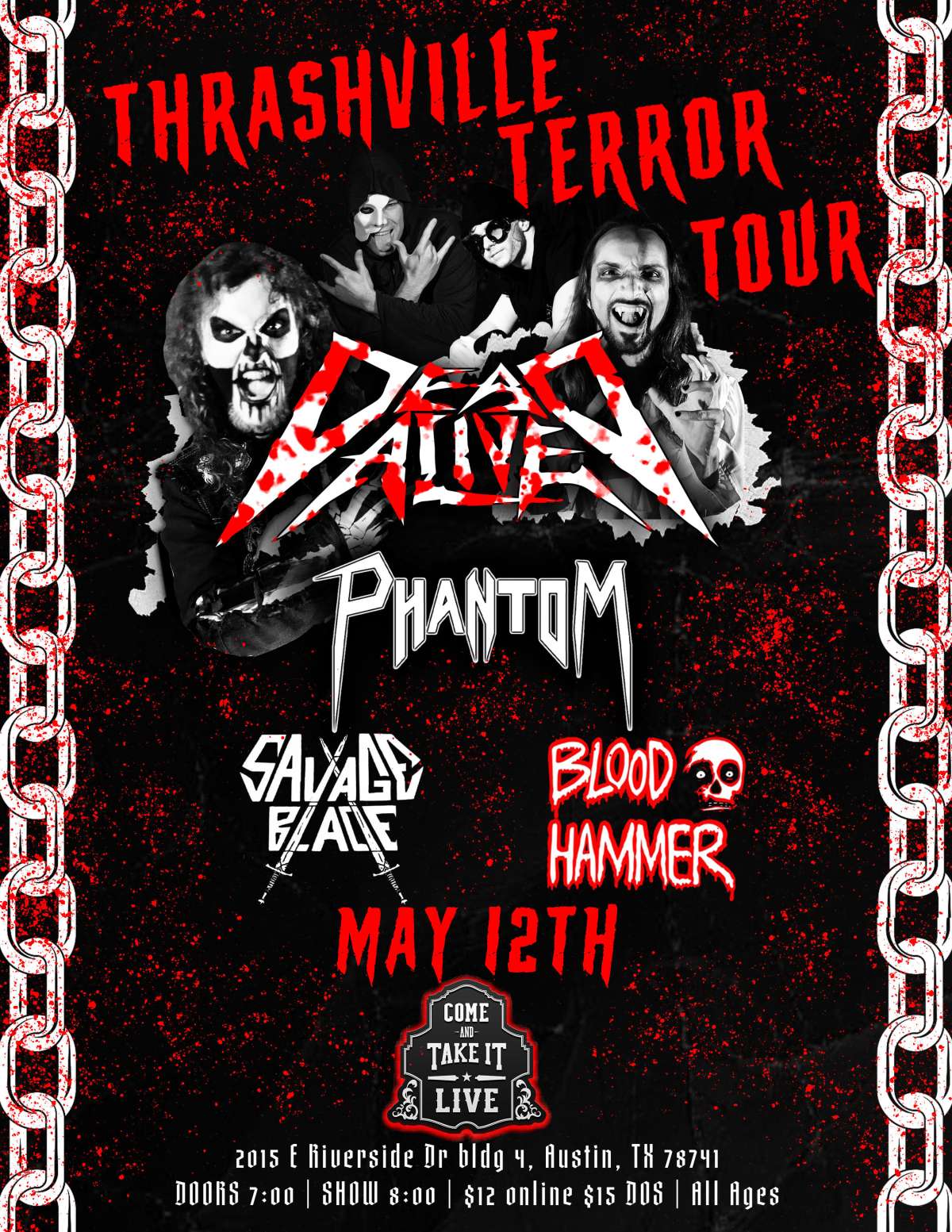 DEAD ALIVE: Thrashville Terror Tour