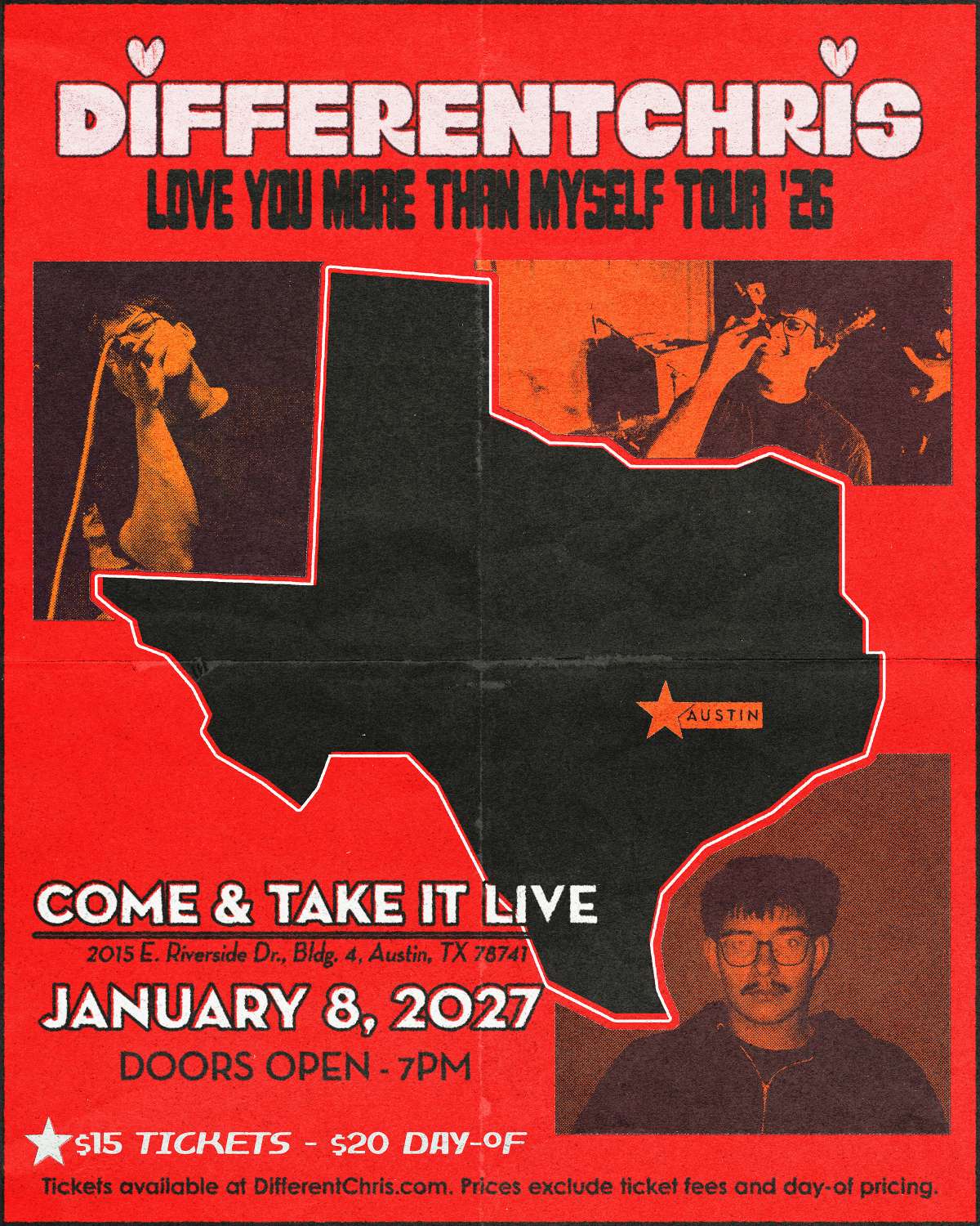 DIFFERENTCHRIS: Love You More Than Myself Tour