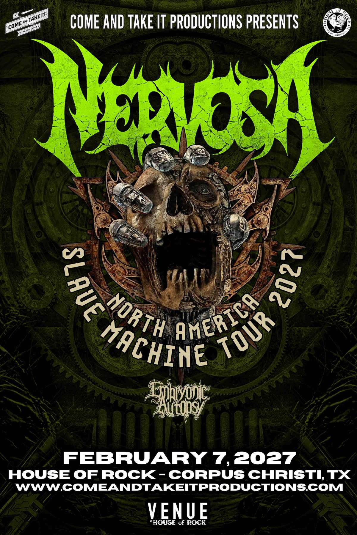 NERVOSA – Corpus Christi