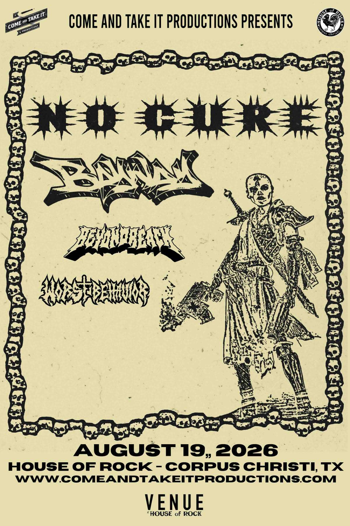 NO CURE – Corpus Christi