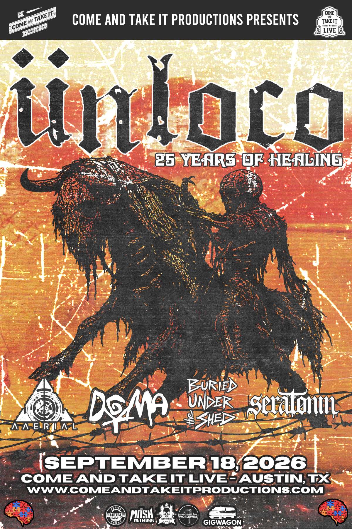 UNLOCO: 25 Years of ‘Healing’ – Austin