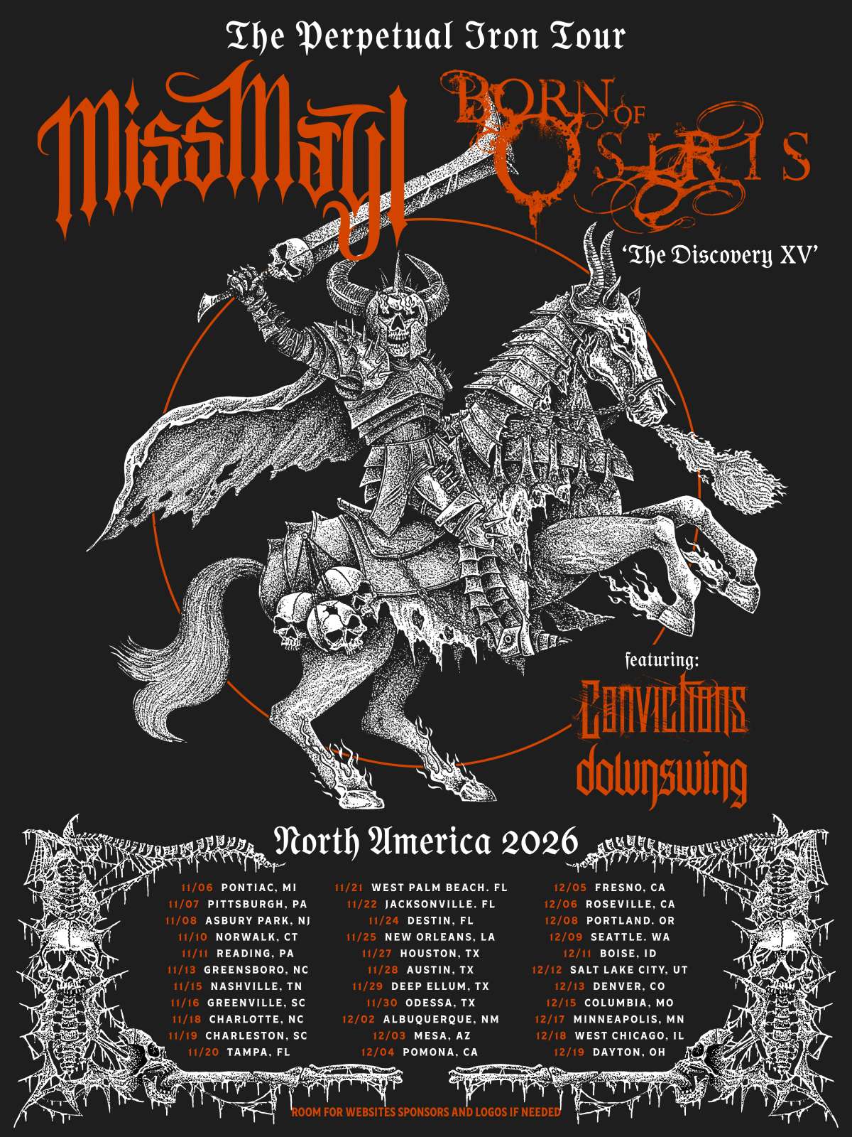 MISS MAY I and BORN OF OSIRIS: The Perpetual Iron Tour