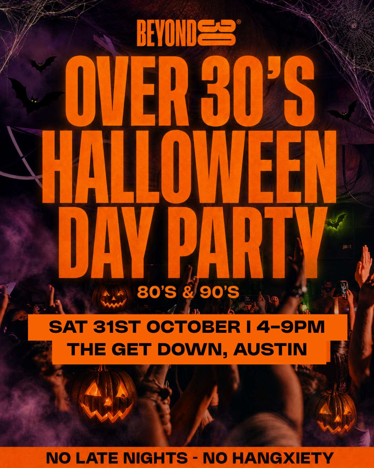 OVER 30’s HALLOWEEN DAY PARTY