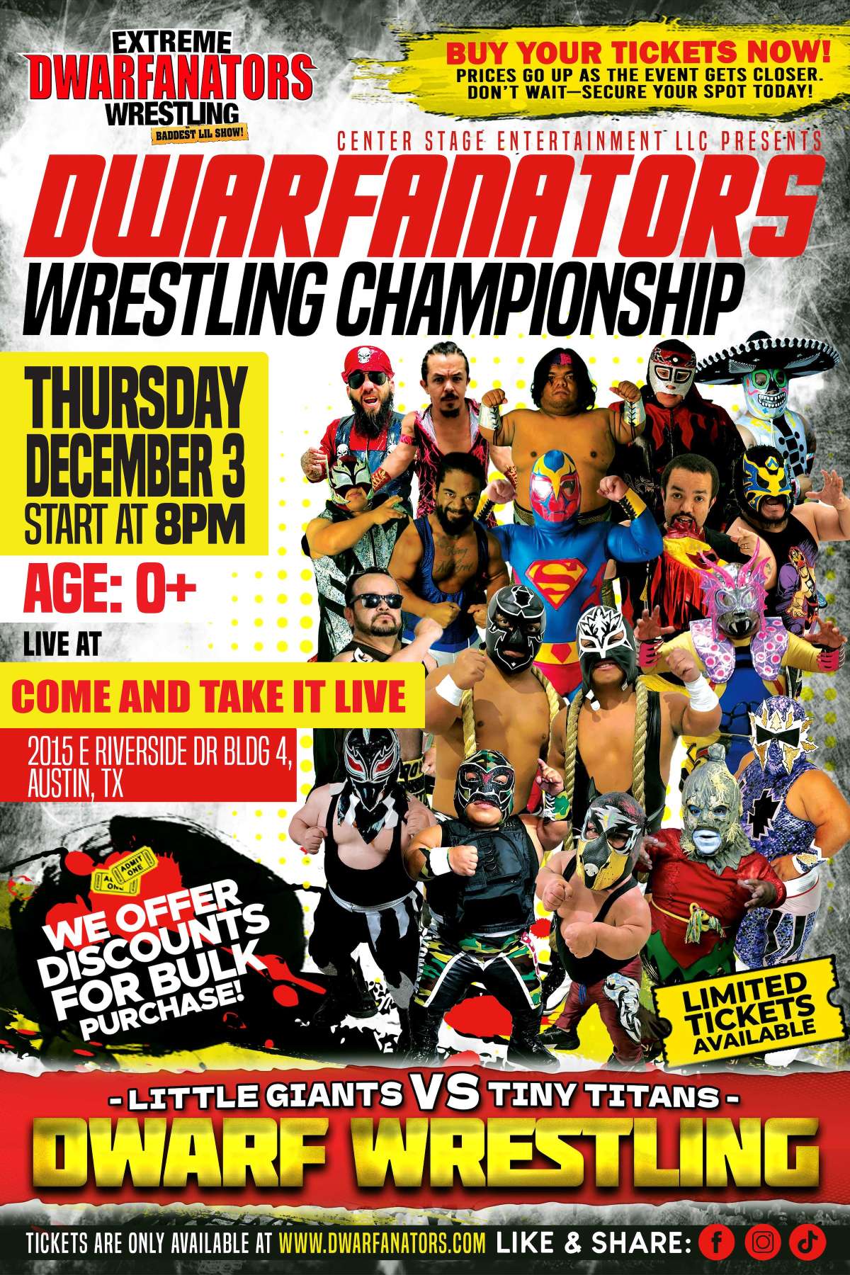 EXTREME DWARFANATORS WRESTLING