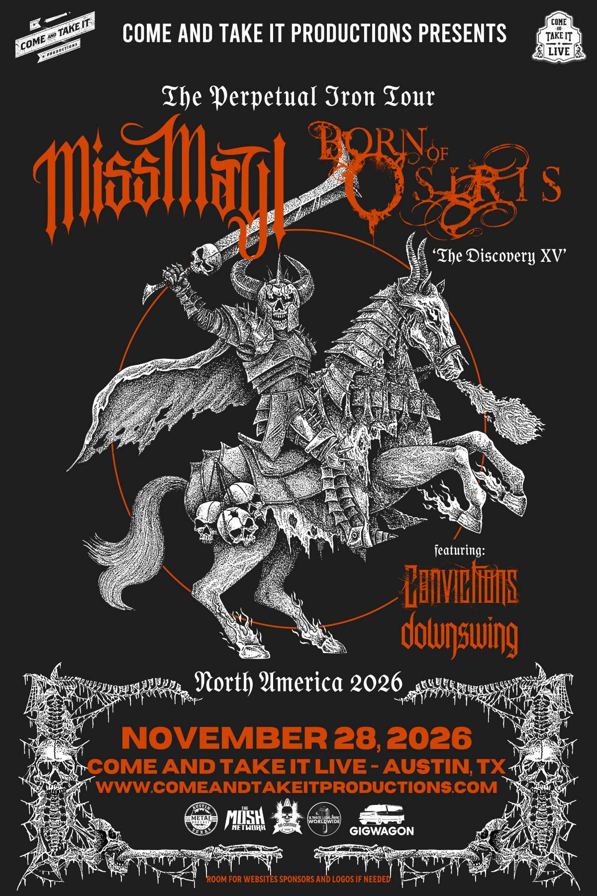 MISS MAY I and BORN OF OSIRIS: The Perpetual Iron Tour